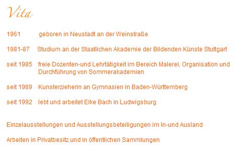 Vita Elke Bach